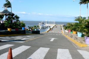 Along the Malecon promenade