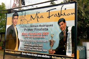 Mr Handsome billboard