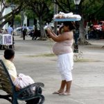 Food vendor in Parque Central