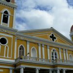 Cathedral facade faces on Parque Central