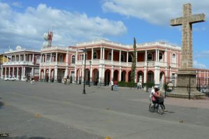Offices in restored buildings on Parque Central