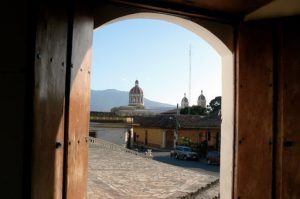 Cathedral viewed from the museum door