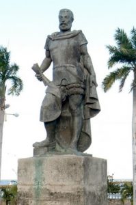 Un-named European explorer--probably Francisco Hern????ndez de C????rdoba (1475-1526)