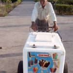 Ice cream vendor by Lake Nicaragua