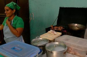 Friendly street chef