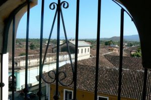 View from bell tower of Iglesia de la Merced