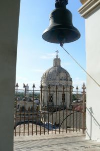 View from bell tower of Iglesia de la Merced
