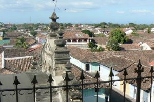 View from bell tower of Iglesia de la Merced