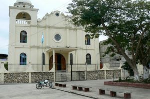 Church on central plaza