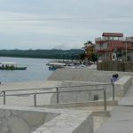 Along the new promenade