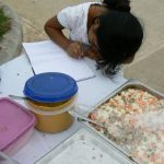 Daughter with homework