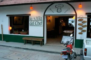 Many restaurant along the back streets