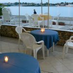 Restaurant view of the lake