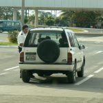 Geo Tracker (my fav car) at the airport