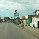 Santa Elena one of the main streets; not a particularly