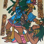 Mayan cartoon in the hotel