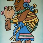 Mayan cartoon in the hotel