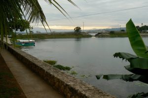 Causeway from the mainland to Flores