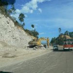 Road work on the road to Lake Atitlan