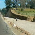 Widening on the road to Lake Atitlan