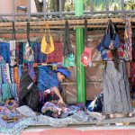 Souvenir vendor in Panajachel on Lake Atitlan