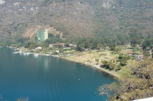 First view of Lake Atitlan