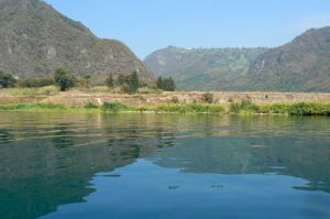 Along the shoreline of Lake Atitlan