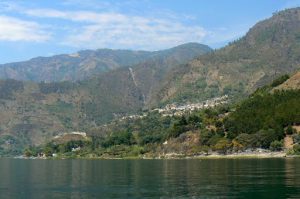 Along the shoreline of Lake Atitlan