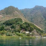 Along the shoreline of Lake Atitlan are numerous upscale homes