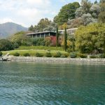 Along the shoreline of Lake Atitlan are numerous upscale homes