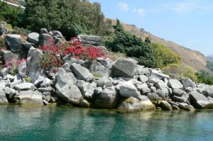 Along the shoreline of Lake Atitlan