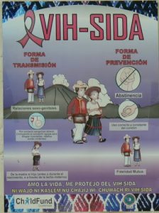 Local HIV poster in San Marcos