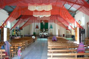 Interior of church