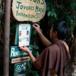 Various offeriings to visitors in San Marcos