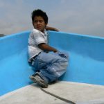 Boatboy on retrun trip to Panajachel town
