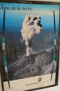 Poster of a local volcano