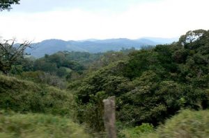 On the way to Monteverde by bus