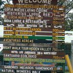 Welcome sign in Monteverde