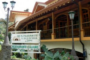 One of many hotels and restaurants in Monteverde