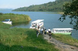 Boarding Lake Arenal ferry