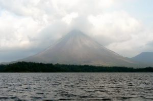 The Arenal Volcano is massive and very impressive