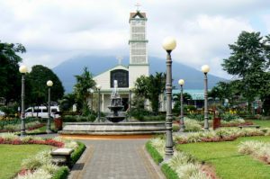 Church in central LaFortuna