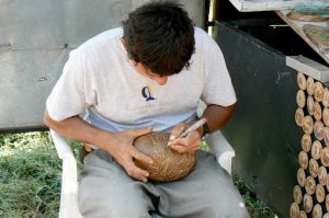 Carving a ball