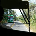 Entering NIcaragua by bus