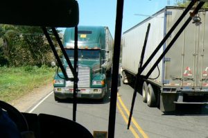 Chaos on the road between Costa Rica and Nicaragua