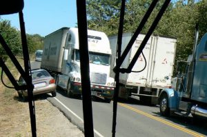 Chaos on the road between Costa Rica and Nicaragua