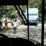 Waiting at customs crossing on NIcaragua border