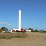 The windmills are gigantic