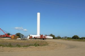 The windmills are gigantic