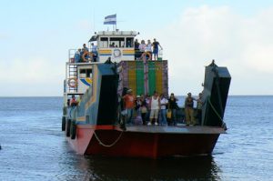 Ferry across Lake Nicaragua to Ometepe, an island with two